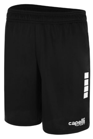 TÄISKASVANUTE väravavahi püksid Team Match | Mustad